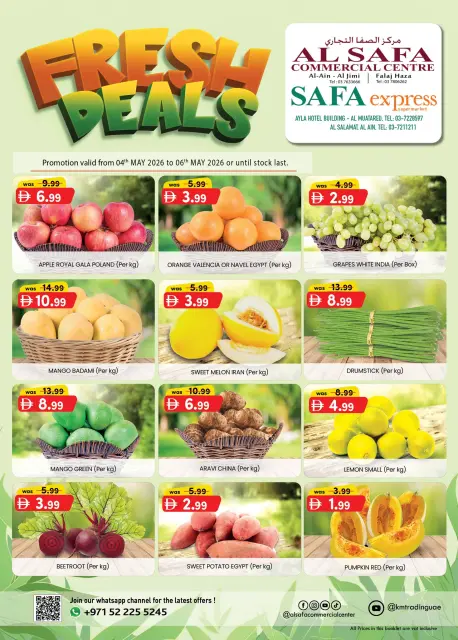 Ofertas de Safa Express Emiratos Árabes Unidos de 4 a 6 mayo 2026 Ofertas frescas - Página 1
