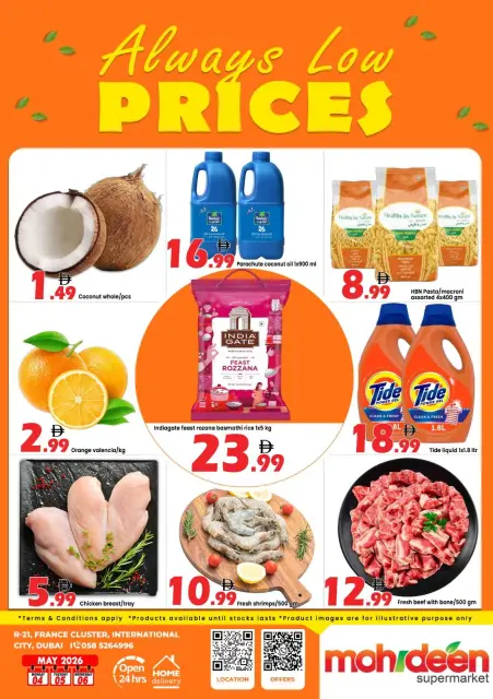 Ofertas de supermercado mohideen Emiratos Árabes Unidos de 4 a 6 mayo 2026 Bajada de Precio - Página 1