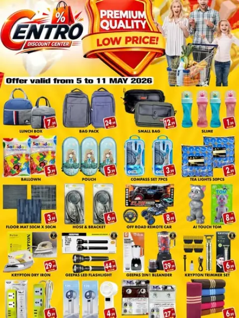 Centro Discount Center offers in BurJuman from 5 to 11 May 2026 Lowest Prices - Page 1