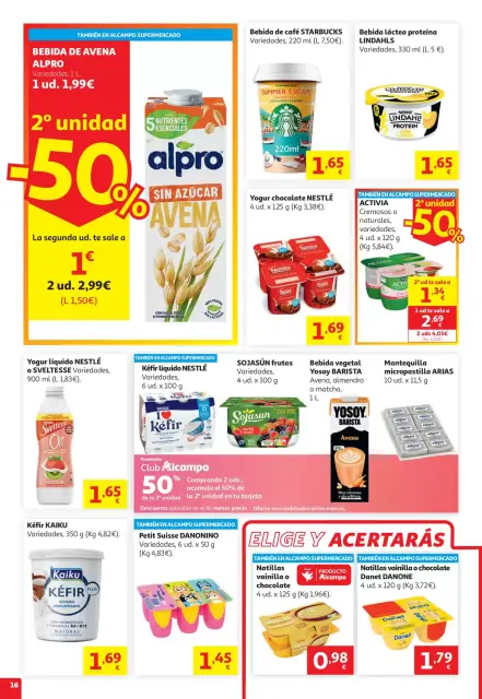 Ofertas de Alcampo Hipermercados España de 5 a 18 mayo 2026 Sales ganando - Página 16