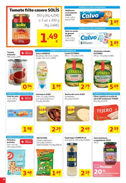 Ofertas de Alcampo Hipermercados España de 5 a 18 mayo 2026 Sales ganando - Página 18