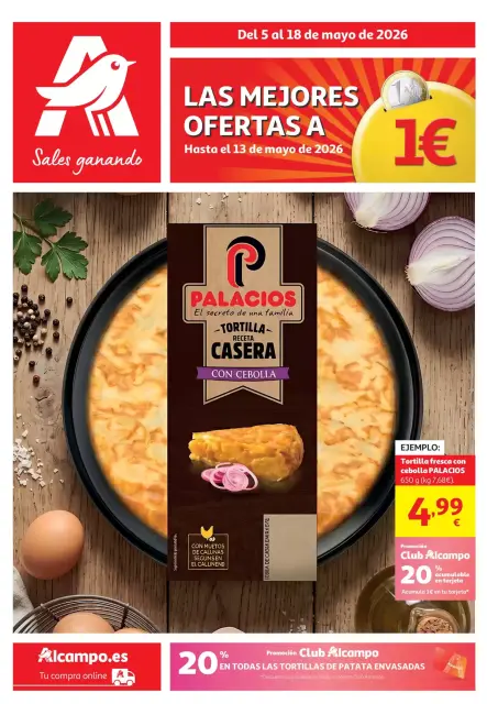 Ofertas de Alcampo supermercado España de 5 a 18 mayo 2026 Ofertas Sales ganando - Página 1