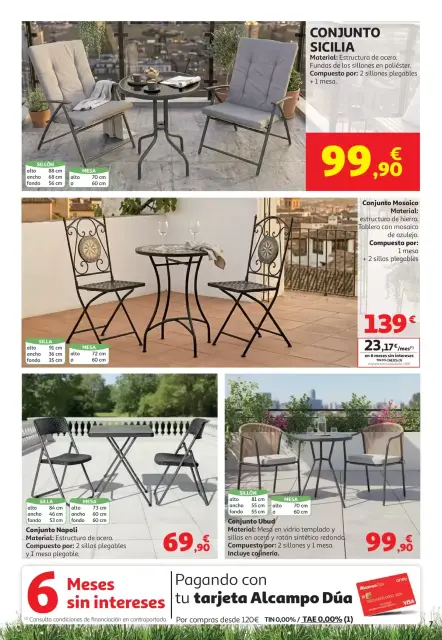 Ofertas de Alcampo Hipermercados España de 5 a 27 mayo 2026 Ofertas Aire Libre - Página 7