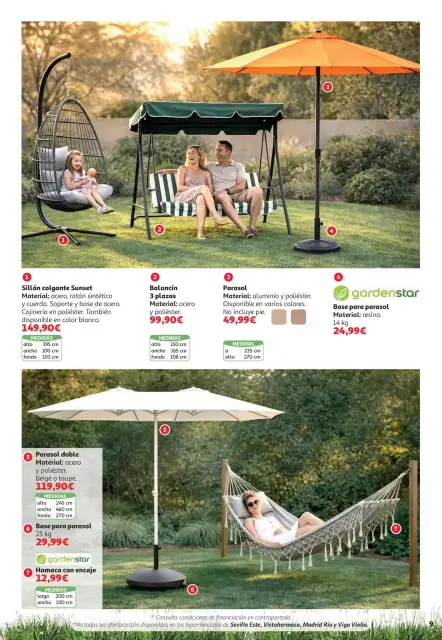 Ofertas de Alcampo Hipermercados España de 5 a 27 mayo 2026 Ofertas Aire Libre - Página 9