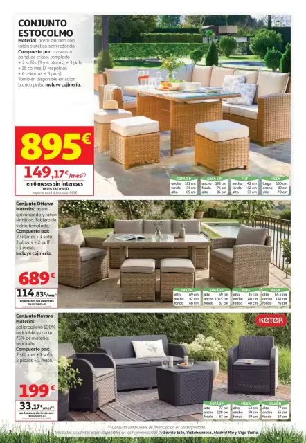 Ofertas de Alcampo Hipermercados España de 5 a 27 mayo 2026 Ofertas Aire Libre - Página 2
