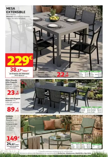 Ofertas de Alcampo Hipermercados España de 5 a 27 mayo 2026 Ofertas Aire Libre - Página 6