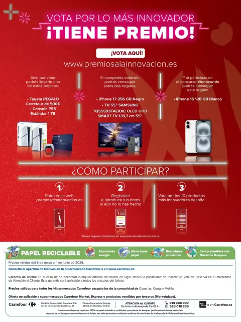 Ofertas de Carrefour España de 5 mayo a 1 junio 2026 Ofertas INNOVACION - Página 48