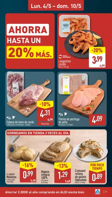 Ofertas de ALDI España de 4 a 10 mayo 2026 ¡Qué poco cuesta comprar bien! - Página 5