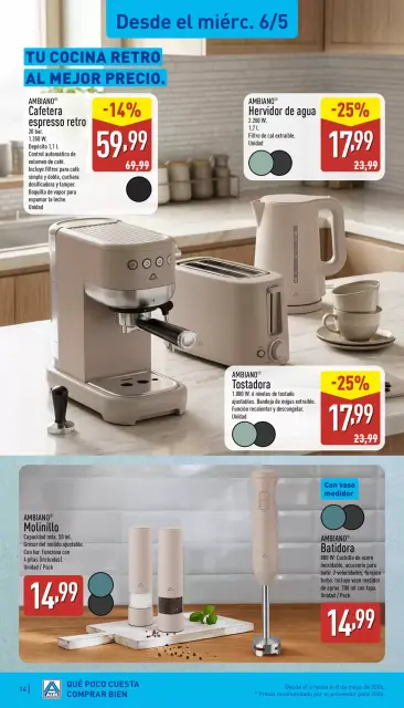 Ofertas de ALDI España de 4 a 10 mayo 2026 ¡Qué poco cuesta comprar bien! - Página 14