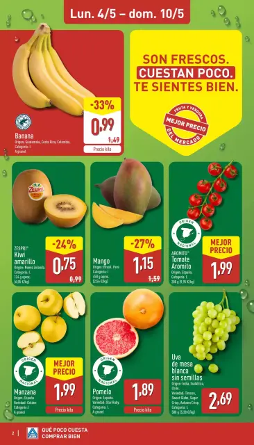 Ofertas de ALDI España de 4 a 10 mayo 2026 ¡Qué poco cuesta comprar bien! - Página 2