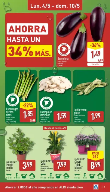 Ofertas de ALDI España de 4 a 10 mayo 2026 ¡Qué poco cuesta comprar bien! - Página 3