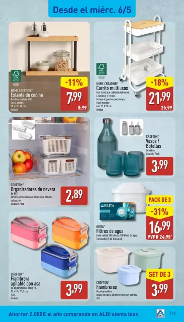Ofertas de ALDI España de 4 a 10 mayo 2026 ¡Qué poco cuesta comprar bien! - Página 15