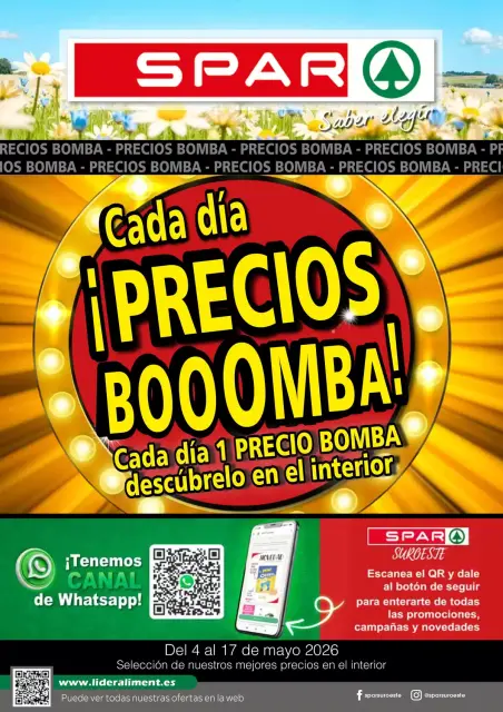 Ofertas de SPAR España de 4 a 17 mayo 2026 Ofertas bombazos - Página 1