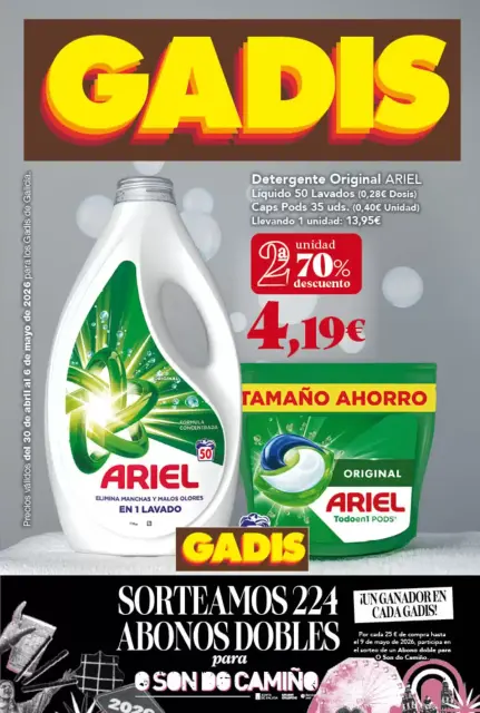 Ofertas de GADIS España de 30 abril a 6 mayo 2026 Nuevos precios - Página 1