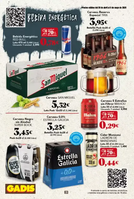 Ofertas de GADIS España de 30 abril a 6 mayo 2026 Nuevos precios - Página 28