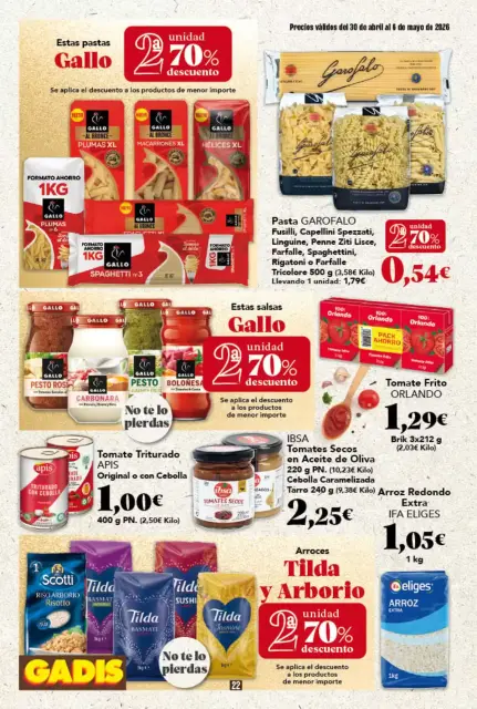 Ofertas de GADIS España de 30 abril a 6 mayo 2026 Nuevos precios - Página 22