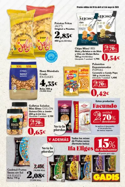 Ofertas de GADIS España de 30 abril a 6 mayo 2026 Nuevos precios - Página 25
