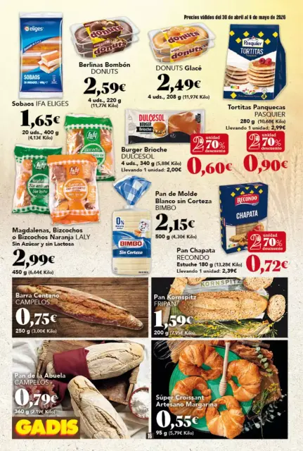 Ofertas de GADIS España de 30 abril a 6 mayo 2026 Nuevos precios - Página 16