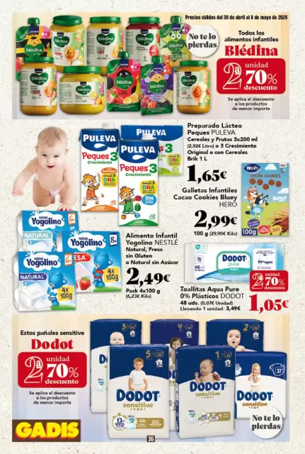 Ofertas de GADIS España de 30 abril a 6 mayo 2026 Nuevos precios - Página 36