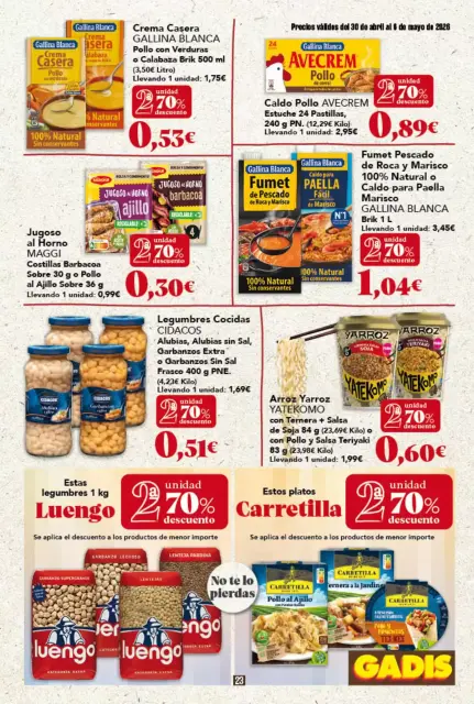 Ofertas de GADIS España de 30 abril a 6 mayo 2026 Nuevos precios - Página 23