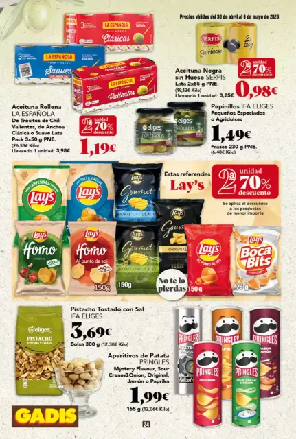 Ofertas de GADIS España de 30 abril a 6 mayo 2026 Nuevos precios - Página 24