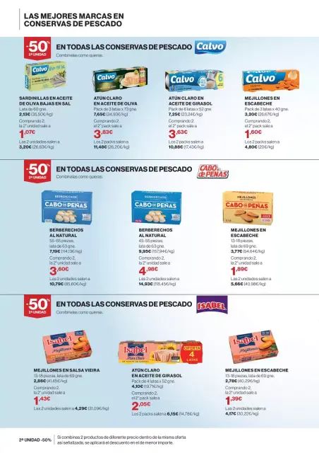 Ofertas de Hipercor España de 9 abril a 5 mayo 2026 Las Mejores Marcas En Conservas De Pescado - Página 4