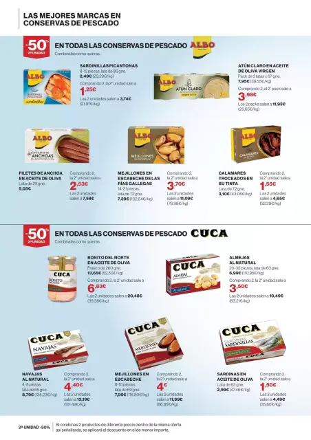 Ofertas de Hipercor España de 9 abril a 5 mayo 2026 Las Mejores Marcas En Conservas De Pescado - Página 2