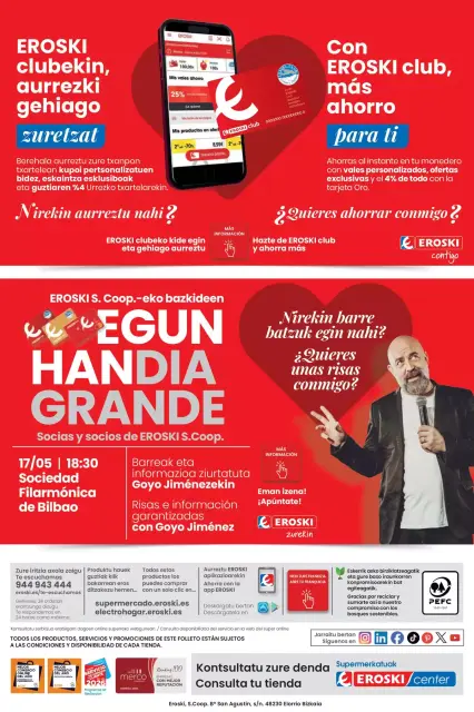 Ofertas de Eroski center España de 30 abril a 13 mayo 2026 ofertas Nirekin aurreztu nahi? EROSKI CENTER - Página 28