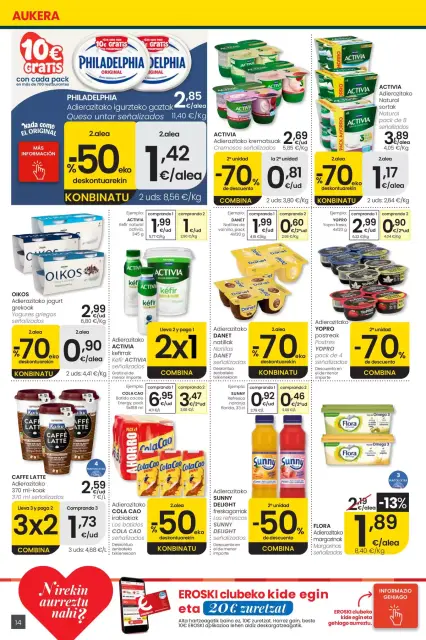 Ofertas de Eroski center España de 30 abril a 13 mayo 2026 ofertas Nirekin aurreztu nahi? EROSKI CENTER - Página 14