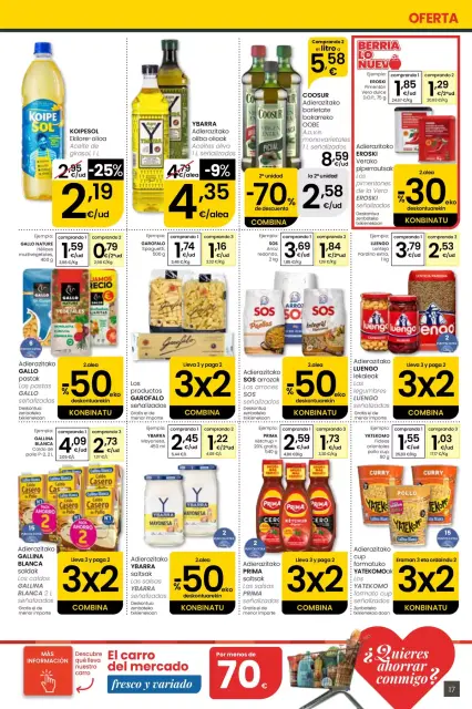 Ofertas de Eroski center España de 30 abril a 13 mayo 2026 ofertas Nirekin aurreztu nahi? EROSKI CENTER - Página 17
