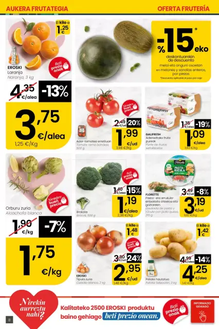 Ofertas de Eroski center España de 30 abril a 13 mayo 2026 ofertas Nirekin aurreztu nahi? EROSKI CENTER - Página 8