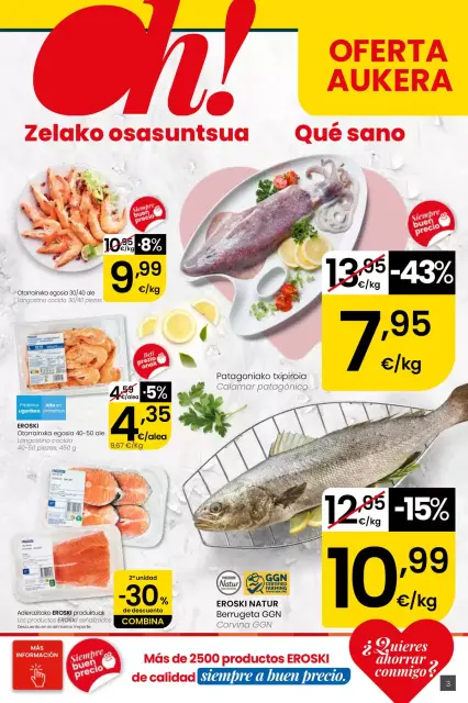 Ofertas de Eroski center España de 30 abril a 13 mayo 2026 ofertas Nirekin aurreztu nahi? EROSKI CENTER - Página 3