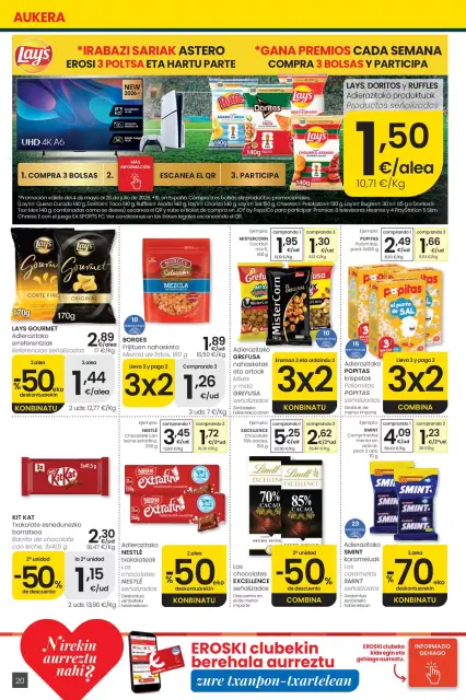 Ofertas de Eroski center España de 30 abril a 13 mayo 2026 ofertas Nirekin aurreztu nahi? EROSKI CENTER - Página 20