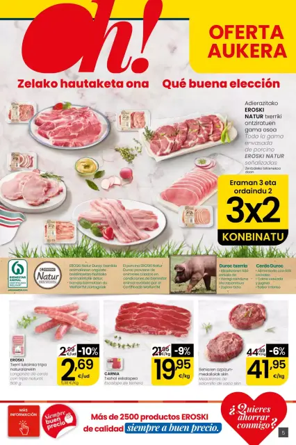Ofertas de Eroski center España de 30 abril a 13 mayo 2026 ofertas Nirekin aurreztu nahi? EROSKI CENTER - Página 5