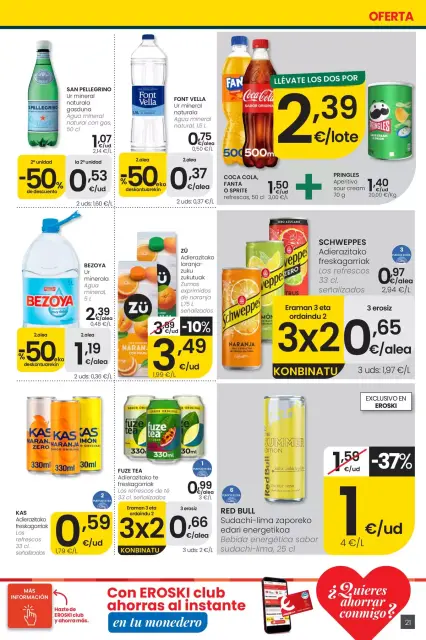 Ofertas de Eroski center España de 30 abril a 13 mayo 2026 ofertas Nirekin aurreztu nahi? EROSKI CENTER - Página 21