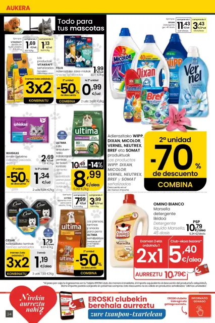 Ofertas de Eroski center España de 30 abril a 13 mayo 2026 ofertas Nirekin aurreztu nahi? EROSKI CENTER - Página 24