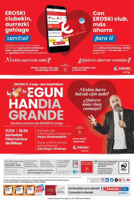 Offres Eroski Supermarché Espagne de 30 avril à 13 mai 2026 offres Nirekin aurreztu nahi ? EROSKI CITY - Page 12