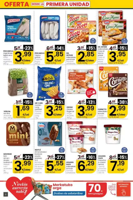 Offres Eroski Supermarché Espagne de 30 avril à 13 mai 2026 offres Nirekin aurreztu nahi ? EROSKI CITY - Page 6