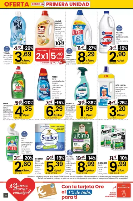 Offres Eroski Supermarché Espagne de 30 avril à 13 mai 2026 offres Nirekin aurreztu nahi ? EROSKI CITY - Page 10
