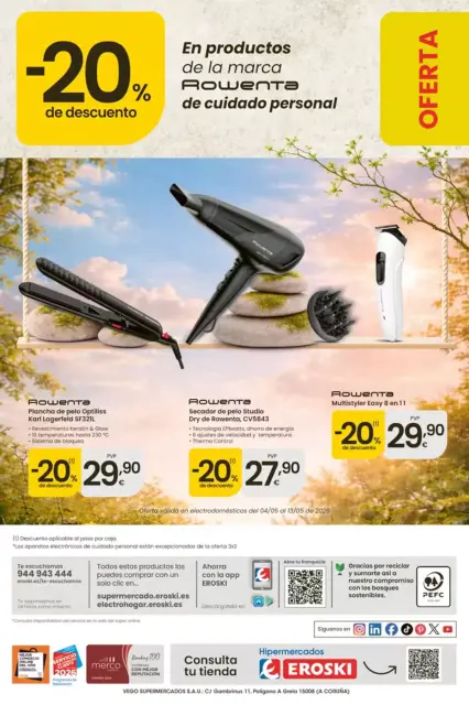 Offres Eroski Hypermarchés Espagne de 30 avril à 13 mai 2026 Offres 3x2 Dans TOUTE la parfumerie et parapharmacie - Page 12