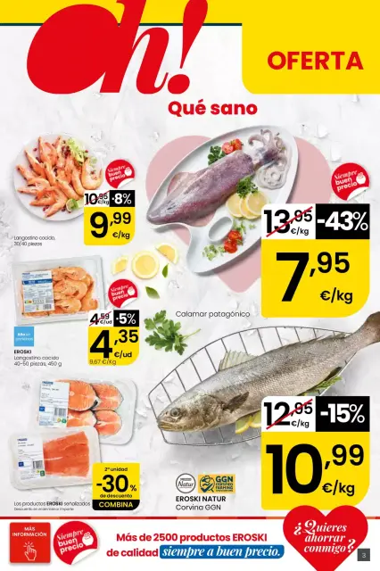 Offres Eroski Espagne de 30 avril à 13 mai 2026 Voulez-vous économiser avec moi ? - Page 3