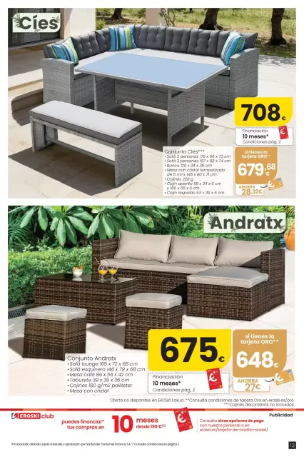 Offres Eroski Hypermarchés Espagne de 30 avril à 27 mai 2026 offres Oh ! Quelle oasis - Page 13