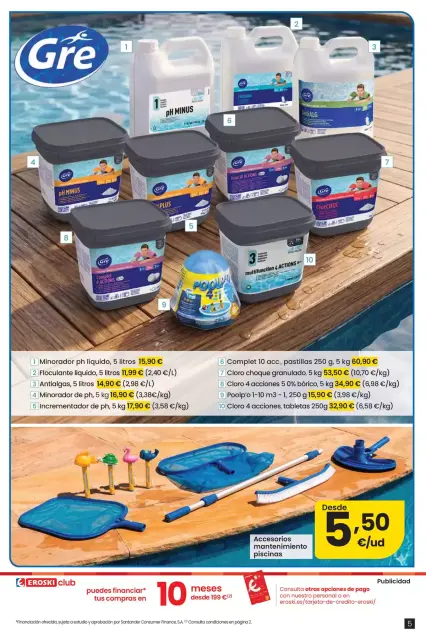 Offres Eroski Hypermarchés Espagne de 30 avril à 27 mai 2026 offres Oh ! Quelle oasis - Page 5