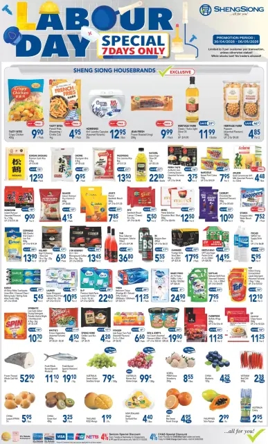 Ofertas de Sheng Siong Singapur de 30 abril a 6 mayo 2026 OFERTAS del Día del Trabajo - Página 1