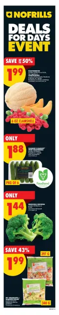 No Frills Canada offers from 29 April to 13 May 2026 DEALS FOR DAYS EVENT - Page 1