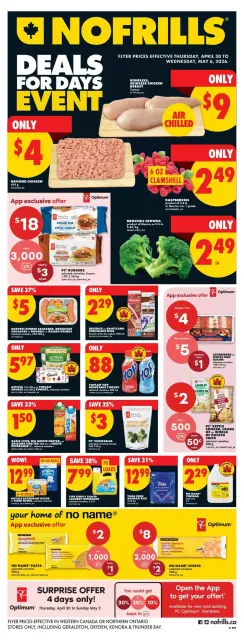 No Frills Canada offers from 30 April to 6 May 2026 best offers - Page 1