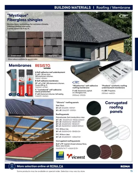 RONA Canada offers from 10 April to 31 August 2026 Buying guide 2026 - Page 15