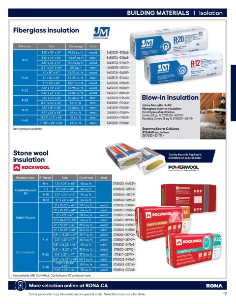 RONA Canada offers from 10 April to 31 August 2026 Buying guide 2026 - Page 19