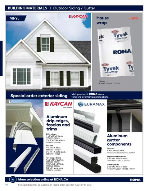 RONA Canada offers from 10 April to 31 August 2026 Buying guide 2026 - Page 14
