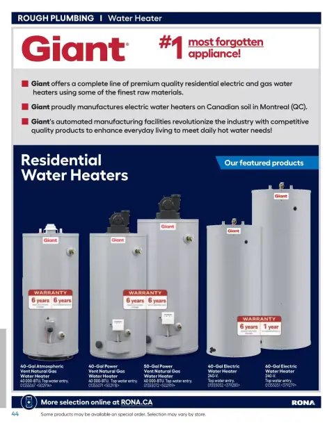 RONA Canada offers from 10 April to 31 August 2026 Buying guide 2026 - Page 44